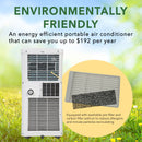 Whynter 10,000 BTU Compact Portable Air Conditioner, Dehumidifier & Fan | ARC-102CS