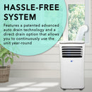 Whynter 10,000 BTU Compact Portable Air Conditioner, Dehumidifier & Fan | ARC-102CS