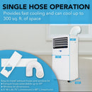 Whynter 10,000 BTU Compact Portable Air Conditioner, Dehumidifier & Fan | ARC-102CS