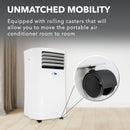 Whynter 10,000 BTU Compact Portable Air Conditioner, Dehumidifier & Fan | ARC-102CS