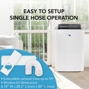 Whynter 13,500 BTU Wi-Fi Portable Air Conditioner, Dehumidifier & Fan | ARC-1050XP