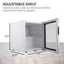 Whynter 68-Can Beverage Fridge with Lock | BR-062WS