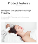 Tácticas de forma: dispositivo facial de alta frecuencia de 7 electrodos violeta