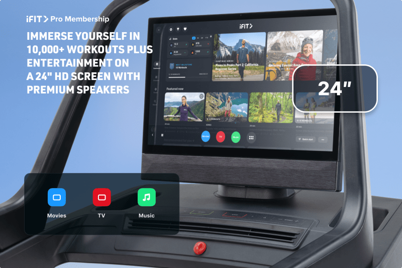 Cinta de correr NordicTrack X24