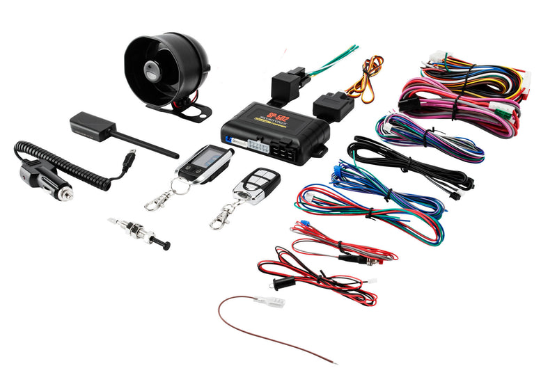CrimeStopper Universal 2-Way LCD Security & Remote-Start Combo