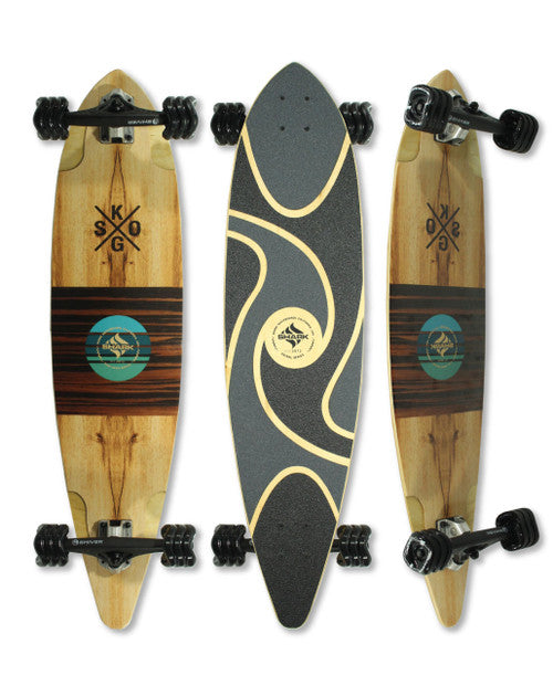 Shark Wheel Pintail Skogger (PinSkog) Longboard