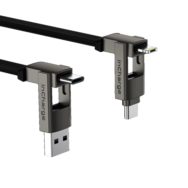 Rolling Square inCharge 6 Max Extra Long 6-in-1 Cable