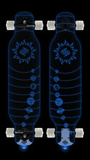 Shark Wheel Clear Galaxy Longboard
