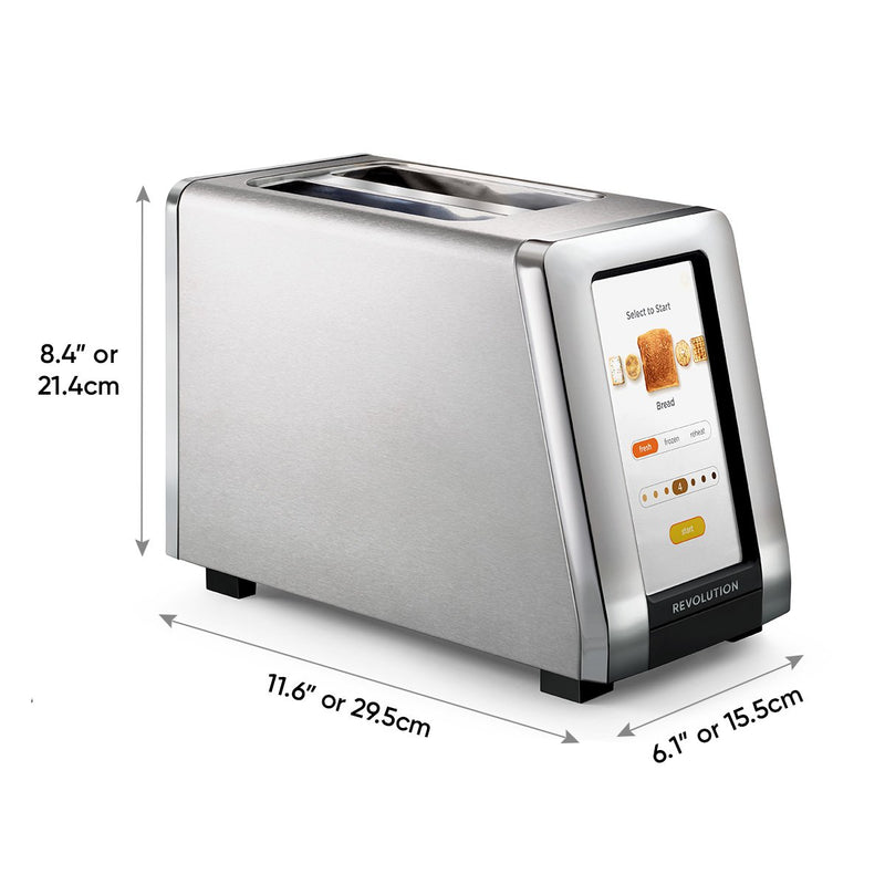 Revolution Cooking High Speed 2-Slice SmartToaster ,Stainless Steel