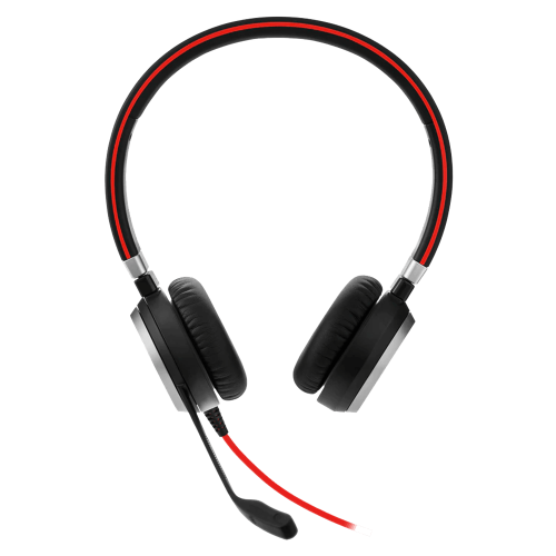 Jabra Evolve 40 Stereo Wired On Ear Headset 