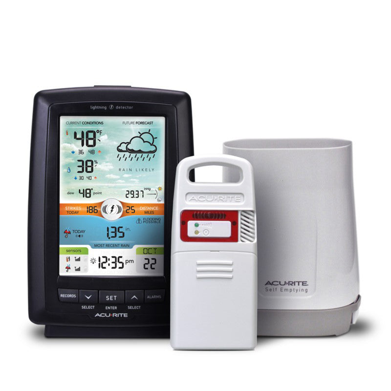 AcuRite Weather Station with Rain Gauge and Lightning Detector