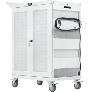 Tripp Lite Safe-IT UV Sanitizing Charging Cart 32-Port AC Antimicrobial for Chromebooks Laptops iPads