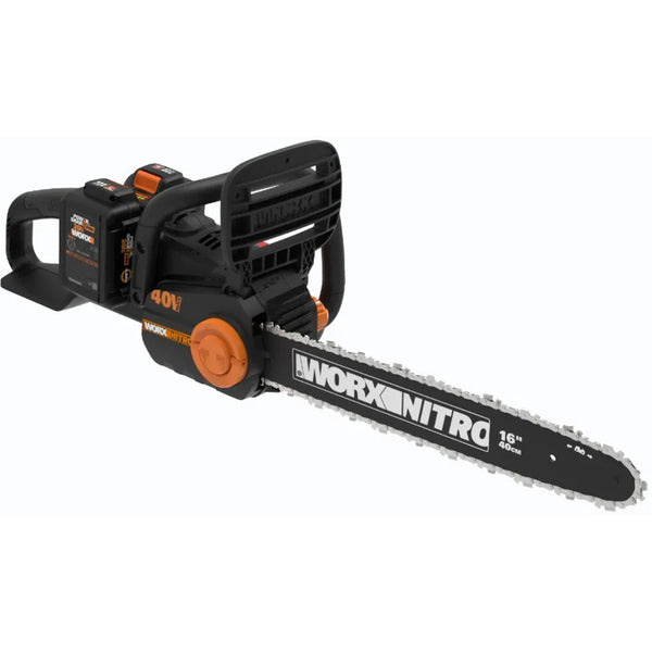 Worx Nitro 40V Power Share Cordless 16" Chainsaw with Brushless Motor