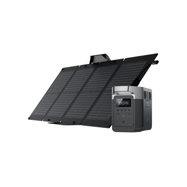 EcoFlow DELTA 2 Portable Power Station + 110W Portable Solar Panel