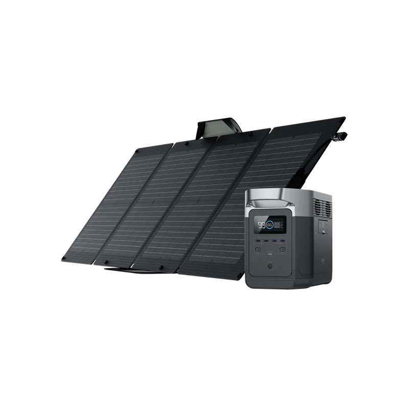 EcoFlow DELTA 2 + 110W Solar Panel | Wellbots | Free Shipping EcoFlow DELTA 2 + 110W Solar Panel | Wellbots | Free Shipping