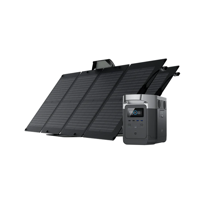 EcoFlow DELTA 2 + 110W Solar Panel | Wellbots | Free Shipping