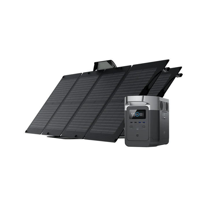 EcoFlow DELTA 2 Portable Power Station + 110W Portable Solar Panel