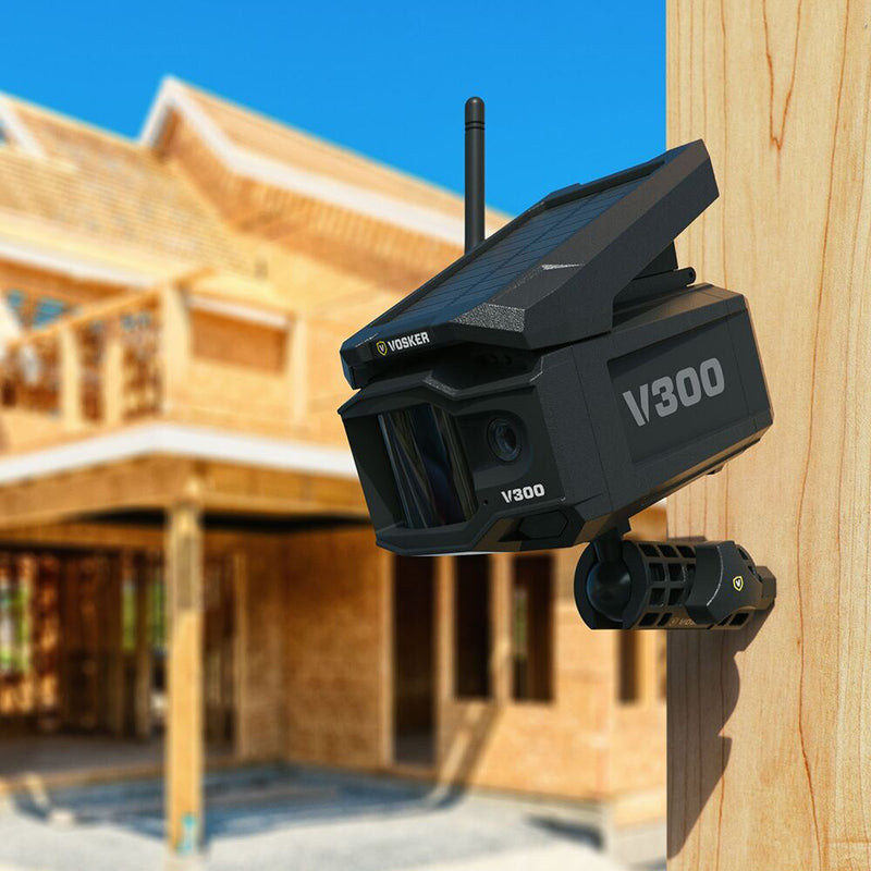Vosker V300-US–Live View Solar Powered 4G-LTE Cellular Outdoor Security Camera
