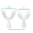 Cepillo de dientes eléctrico sónico Y-Brush NylonBlack - Paquete premium