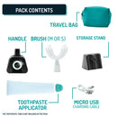 Cepillo de dientes eléctrico sónico Y-Brush NylonBlack - Paquete premium