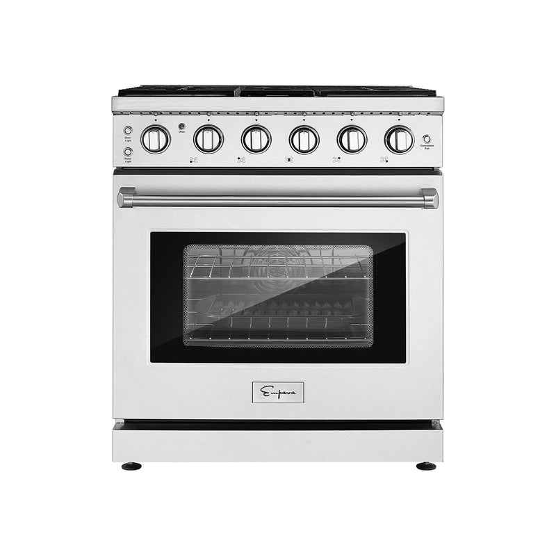 Cocina a gas con horno deslizable Pro-Style de 30 in Empava 30GR10 