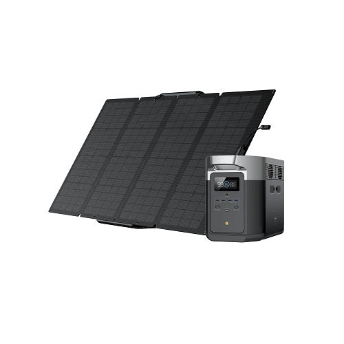 EcoFlow Delta Max 1600 Portable Power Station + 160W Solar Panel