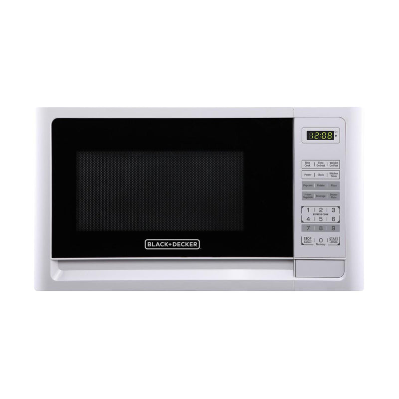 Black Decker 0.7 Cu. ft. Digital Microwave White