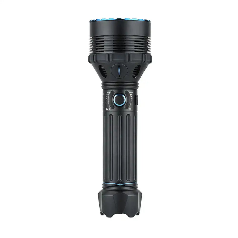 olight brightest flashlight X9R Marauder | Free Shipping Surrounding the knob are indicators that display the brightness level Marauder Mini 2 Ultra Powerful