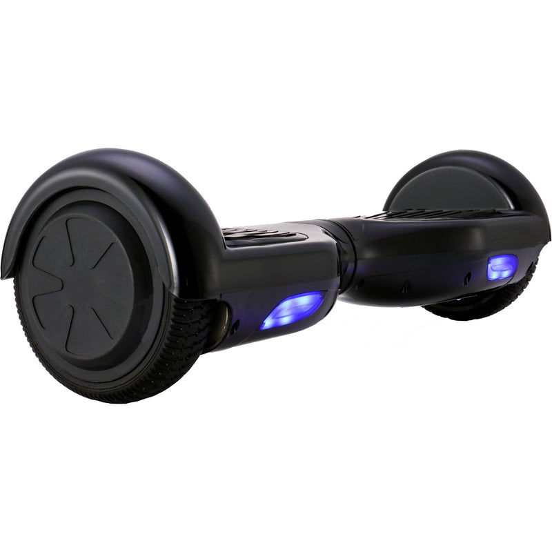 GlareWheel Hoverboard with Lights and Bluetooth Speaker - Blue