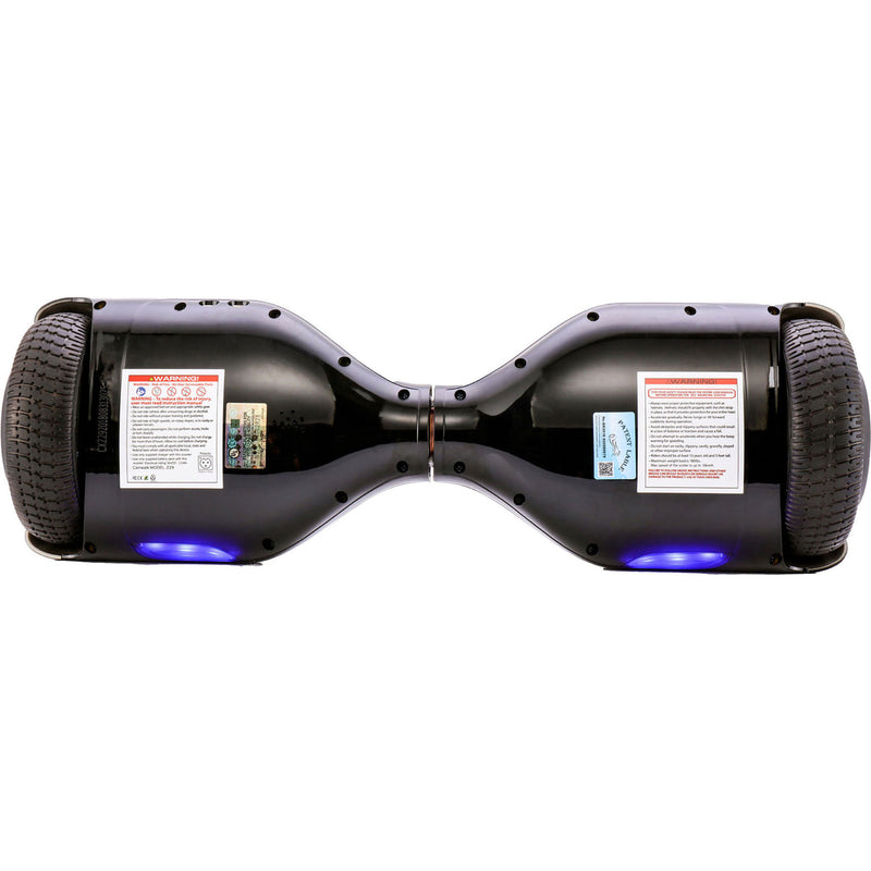 GlareWheel Hoverboard with Lights and Bluetooth Speaker - Blue
