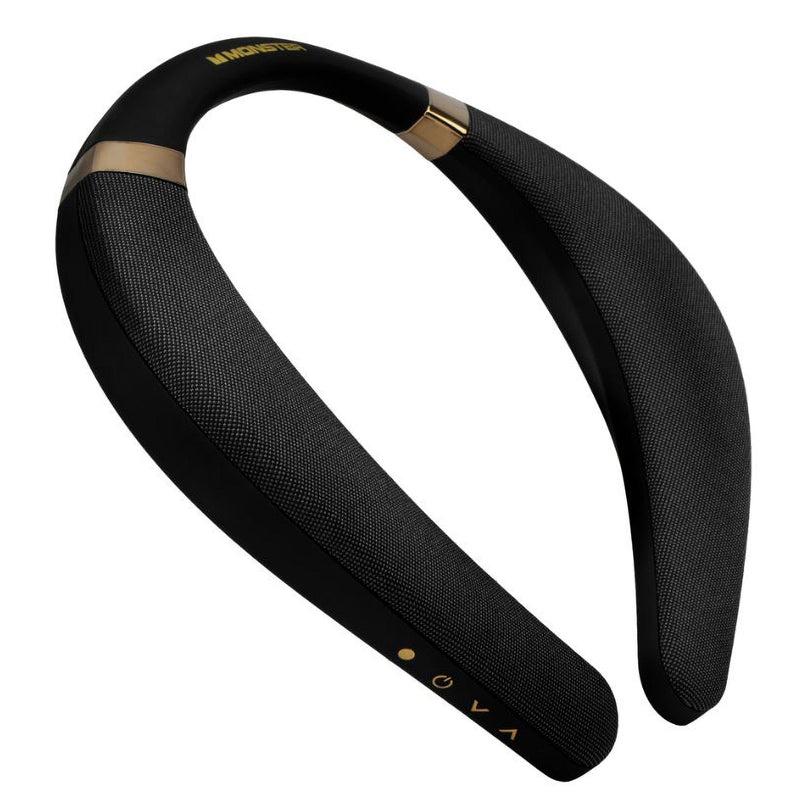 Monster  - Boomerang Neckband Bluetooth Speaker w/ Mic Black/Gunmetal