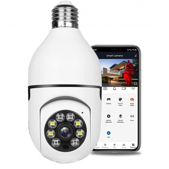 Campark SC07 1080P Light Bulb Security Camera