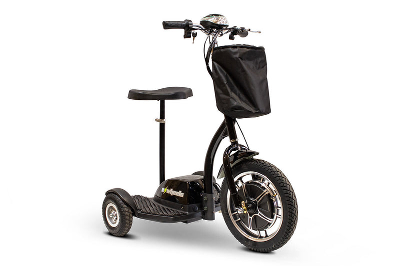 Ewheels EW-18 Stand/Ride Scooter with Folding Tiller