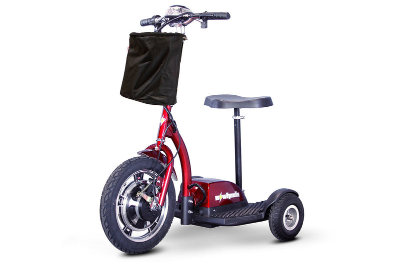Ewheels EW-18 Stand/Ride Scooter with Folding Tiller