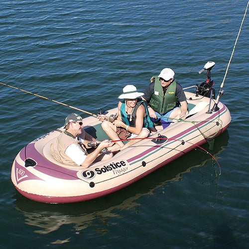 Solstice Inflatable Raft Solstice Voyager Inflatable 6 Person Boat | Wellbots