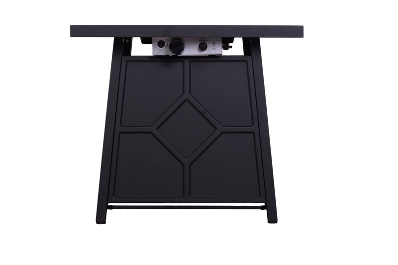 Pizzello FOP-210031 28'' Outdoor Auto-Ignition Propane Gas Fire Table with Waterproof Cover