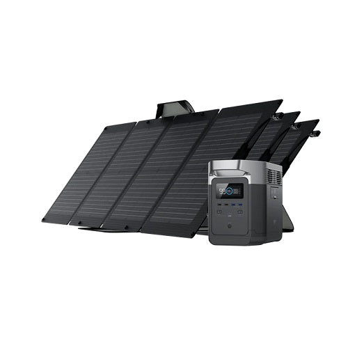 EcoFlow Delta Max 1600 Portable Power Station + 110W Solar Panel