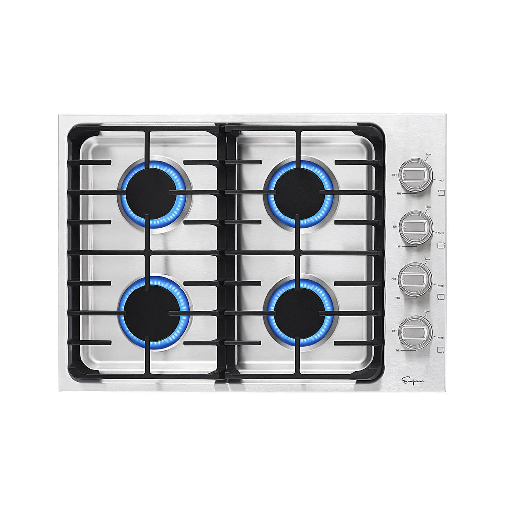 Empava 12-in 2 Burners Stainless Steel Gas Cooktop