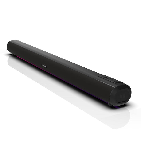 Monster  - LED Gaming Optimized Soundbar Black