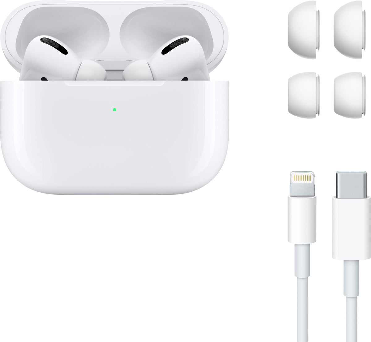 Apple - AirPods Pro (1st generation) with Magsafe Charging Case - Whit