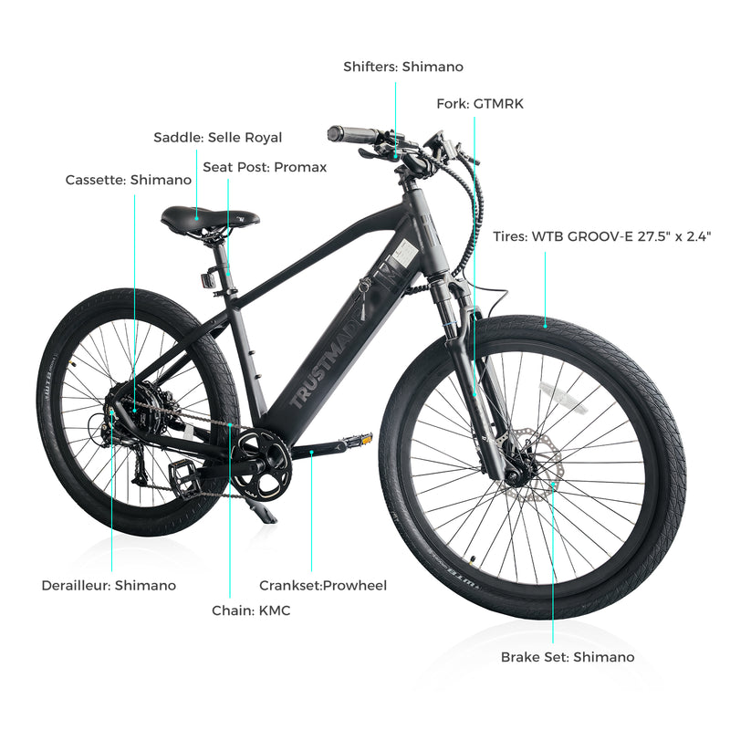 e bike fully mountainbike 29 panther x Trustmade Panther X Ebike