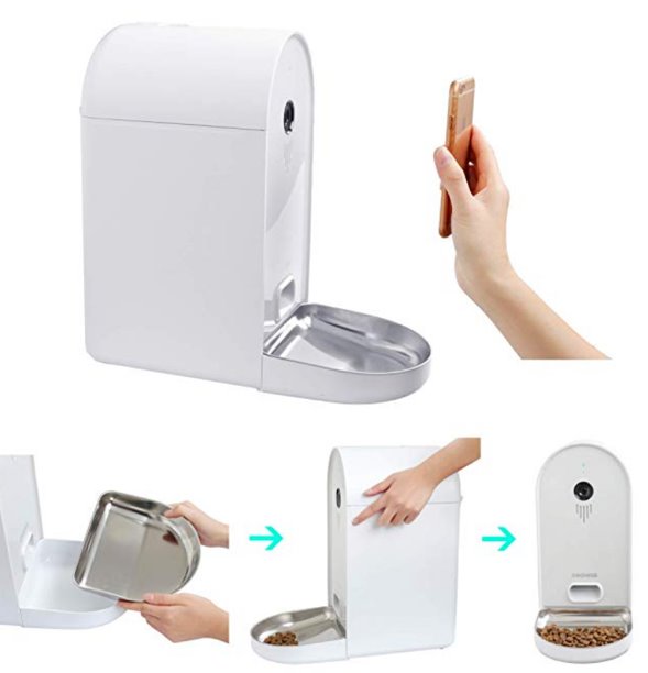 DOGNESS Automatic WiFi Dog/Cat Smart Camera Feeder Pets Dogness