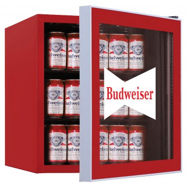 Budweiser 1.8 Cubic-Foot Compact Refrigerator with Glass Door