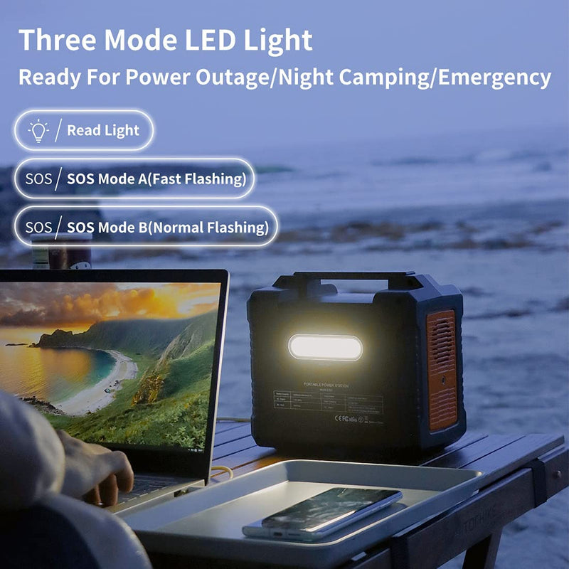 FF Flashfish 330W Portable Power Station Outdoor Adventure Camping Emergency