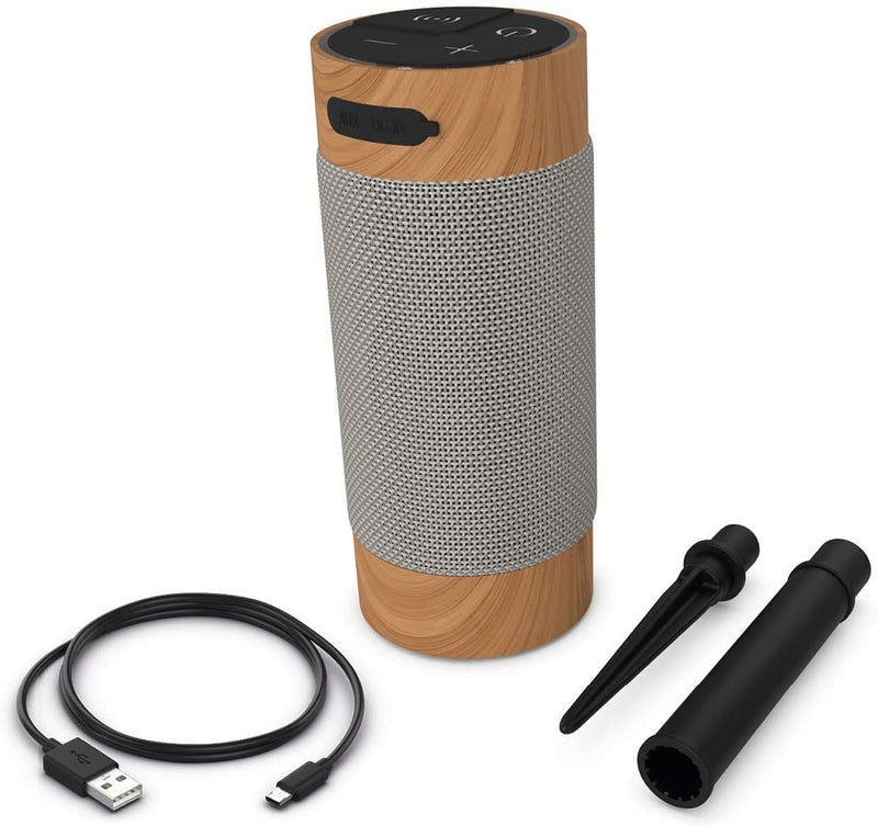 Kitsound Diggit XL Bluetooth Outdoor Speaker with Removable Stake