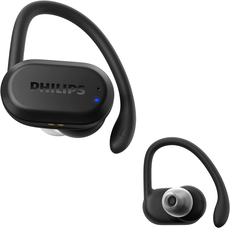 Philips A7306 True Wireless Sports Headphones with Detachable Ear Hooks and Heart-Rate Monitor