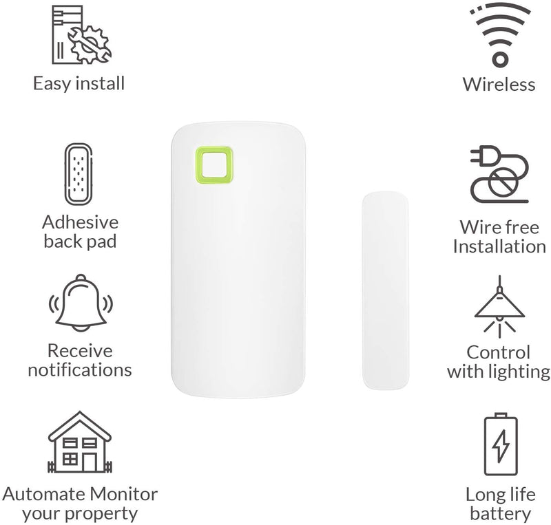 Adurosmart Zigbee Home Monitor Kit 1x gateway + 2x window door contact sensor + 1x motion sensor