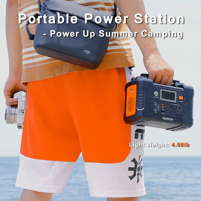 Flashfish E200 200W Portable Power Station & Solar Generator