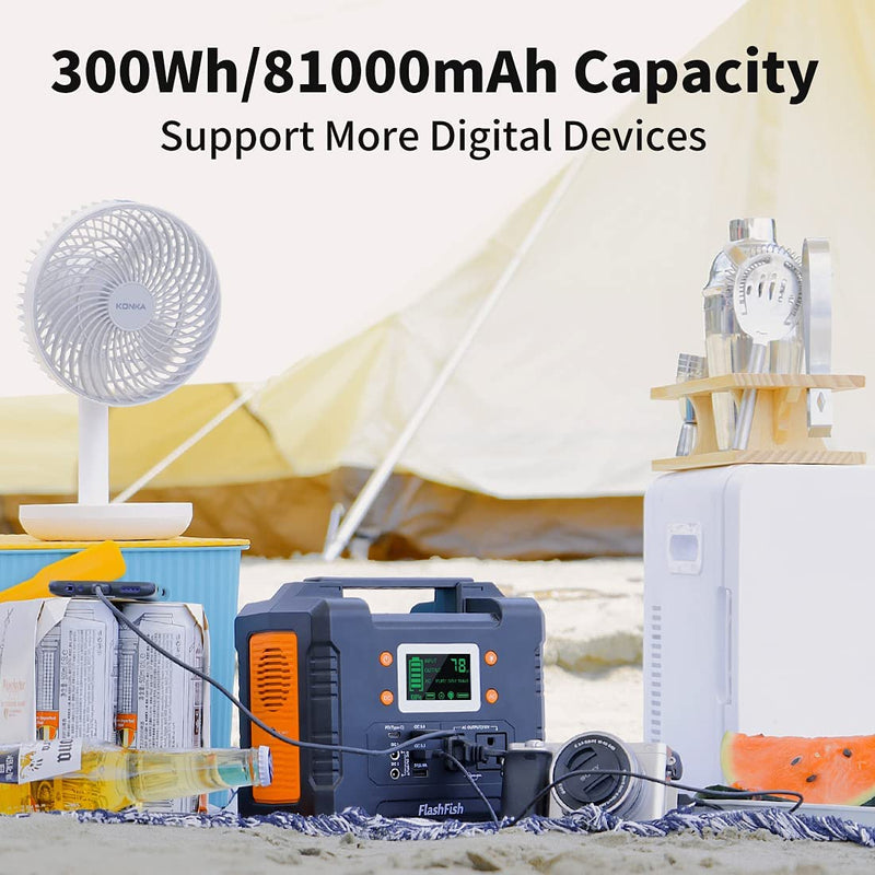 FF Flashfish 330W Portable Power Station Outdoor Adventure Camping Emergency
