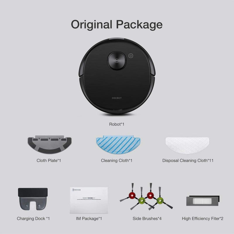 Ecovacs Deebot Ozmo T8 AIVI Robot Vacuum and Mop